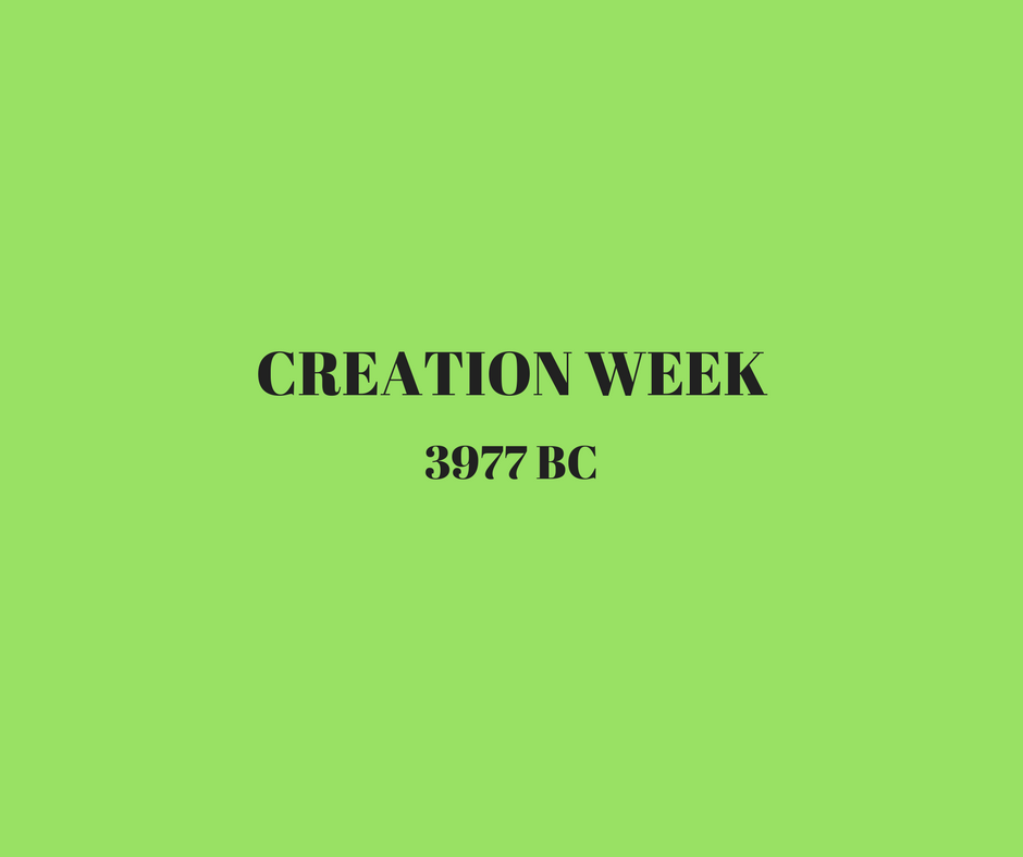 01-Creation Week